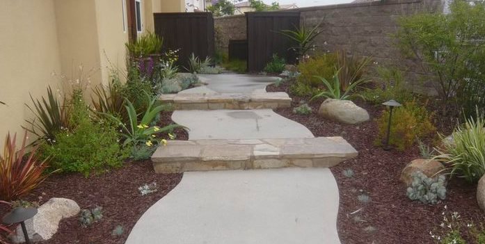 Walkway, Steps, Concrete, Stone
Concrete Walkway
Quality Living Landscape
San Marcos, CA