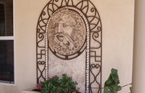 Wall fountain hanging