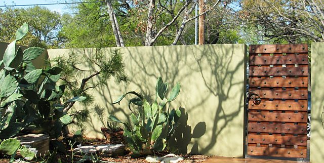 Wood Gate, Cacti, Green
David Wilson Garden Design
Austin, TX