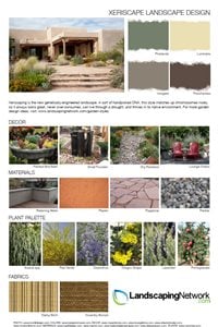 Xeriscape
Landscape Design Sheet
Landscaping Network
Calimesa, CA